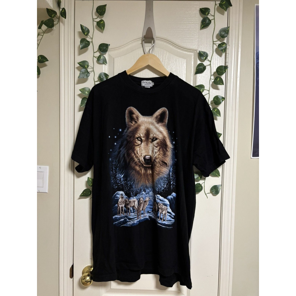 La viola Vintage Wolf double sided print